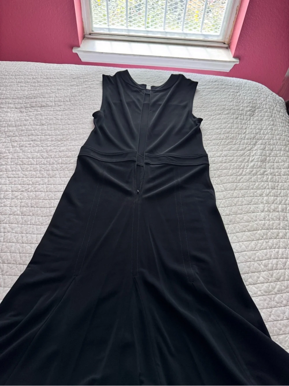 TORY BURCH Classic Black Sleeveless Fit-and-Flare Dress